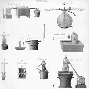 Chemistry equipment, 19th century