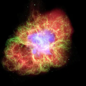 Crab nebula, composite image