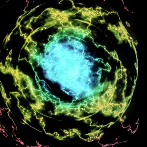 Electron structure of helium atom