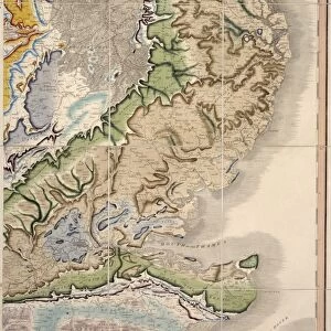 First geological map of Britain, 1815 C016 / 5681
