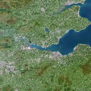 Firth of Forth, UK, satellite image