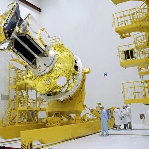 Globalstar satellite preparation