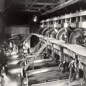 Gold stamp mill, USA, 1888
