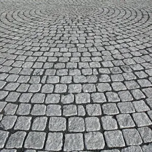 Granite Paving Print in Circular Pattern Granite Paving Print in Circular Pattern