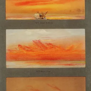 Krakatoa Sunset Sequence Print Krakatoa Sunset Sequence Print