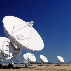 Very Large Array (VLA) radio antennae