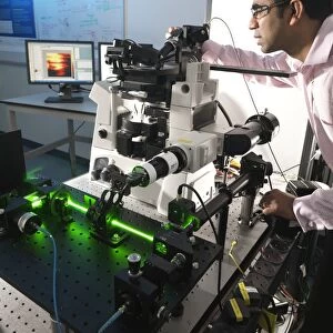 Laser microscope experiment C016 / 6430