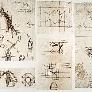 Leonardos designs for Milan Cathedral