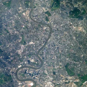 London from the ISS