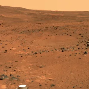 Martian landscape, Spirit rover image