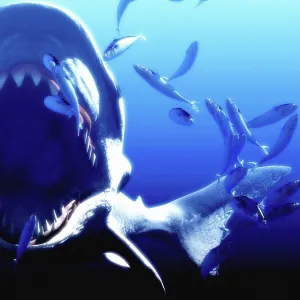 Megalodon prehistoric shark