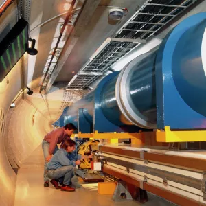 Mock-up of Large Hadron Collider at CERN