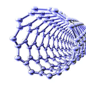 Nanotube technology, computer artwork