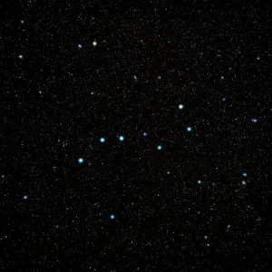 Optical photo of the star Sirius using star filter