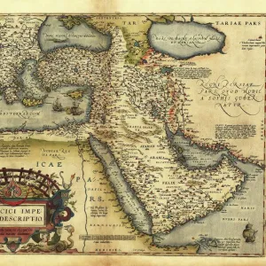 Orteliuss map of Ottoman Empire, 1570