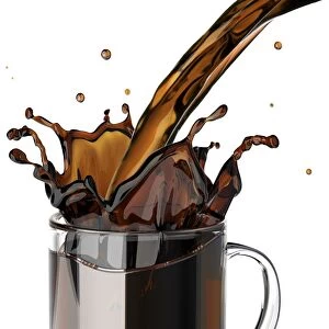 Pouring coffee, artwork F007 / 8294