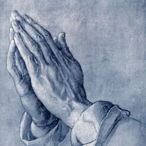 Praying hands, art by Durer