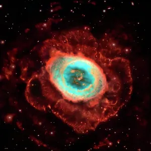 Ring Nebula M57, Hubble image C017 / 3725