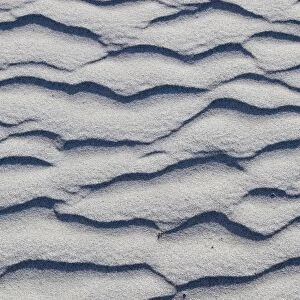 Ripples in white sand