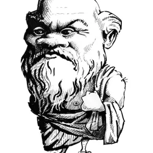 Socrates, caricature