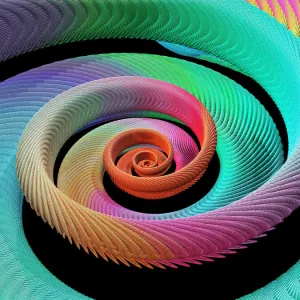 Spiral fractal