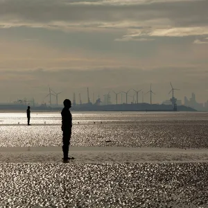 England, Merseyside, Antony Gormley Another Place