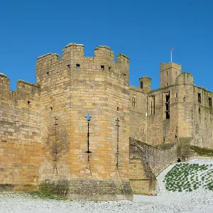 England, Northumberland, Warkworth Castle