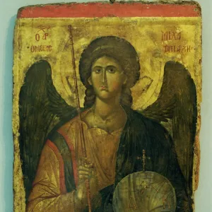 A 14th century icon of Archangel Michael in the Byzantine