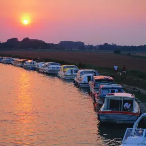 Acle, Norfolk Broads, Norfolk, England, UK, Europe