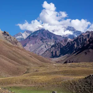 Aconcagua Park, highest mountain in South America, Argentina, South America