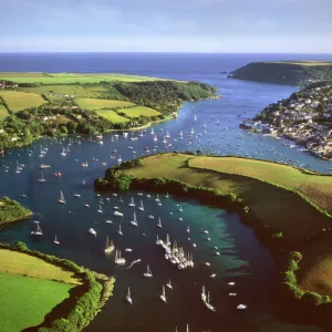 Aerial image of Salcombe and East Portlemouth, Kingsbridge Estuary, Devon