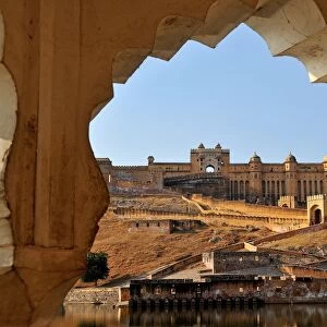 Amber Fort dating from the 16th century, near Jaipur, Rajasthan, India, Asia