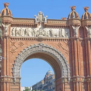 Arc de Triomf, Barcelona, Catalonia, Spain, Europe