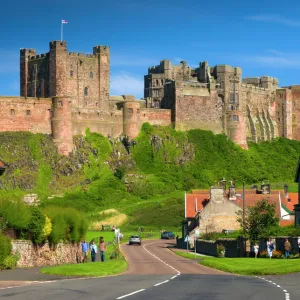 Bamburgh Castle, Northumberland, England, United Kingdom, Europe