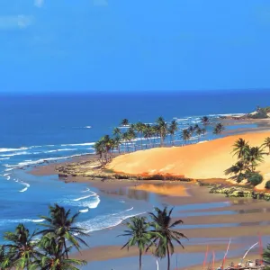 Beach in Fortaleza, Ceara, Brazil, South America