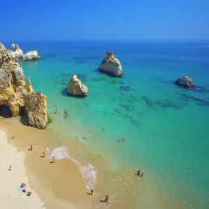 Beach at Lagos, Algarve, Portugal, Europe