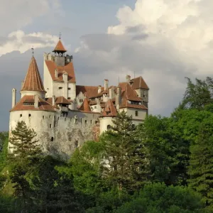 Bran Castle Print, a photograph of the medieval fortress in Transylvania Bran Castle Print, a photograph of the medieval fortress in Transylvania