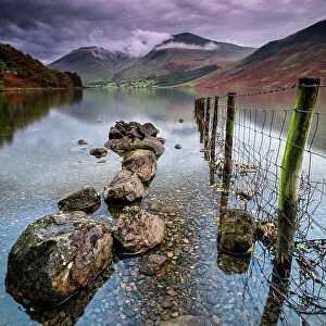 Britain's Favourite View, Wastwater in autumn, Lake District National Park, UNESCO World Heritage Site, Cumbria, England, United Kingdom, Europe