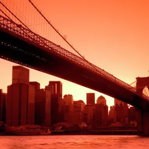 Brooklyn Bridge Print from Empire Fulton Ferry State Park Brooklyn Bridge Print from Empire Fulton Ferry State Park
