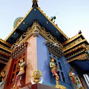 Buddhist Golden Temple in Bylakuppe, Coorg, Karnataka, India