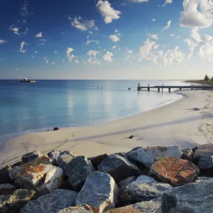 Busselton Beach at dawn, Western Australia, Australia, Pacific