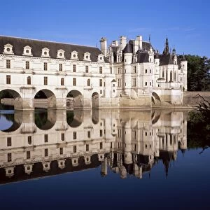 Chateau of Chenonceau, Touraine, Loire Valley, Centre, France, Europe