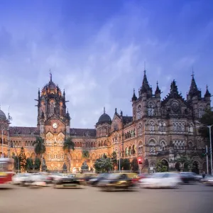 Chhatrapati Shivaji Terminus (Victoria Terminus), UNESCO World Heritage Site, historic