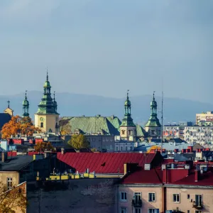 Cityscape, Kielce, Swietokrzyskie Voivodeship, Poland, Europe