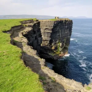 Cliffs at Downpatrick Head Print