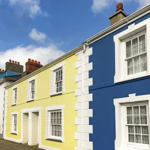 Colourful Regency Houses Print