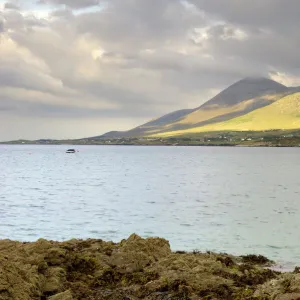 Croagh Patrick mountain and Clew Bay