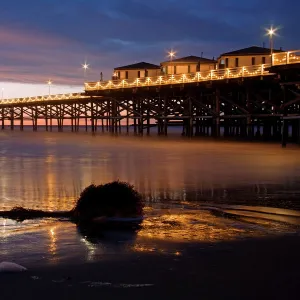 Crystal Pier on Pacific Beach, San Diego, California, United States of America