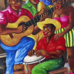 Cuban paintings, Havana, Cuba, West Indies, Central America