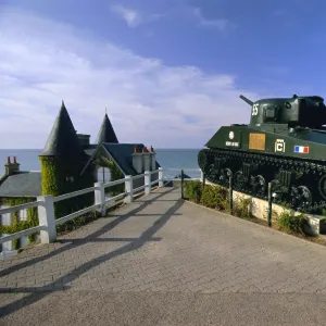 D-Day beach, Arromanches, Normandie (Normandy), France, Europe